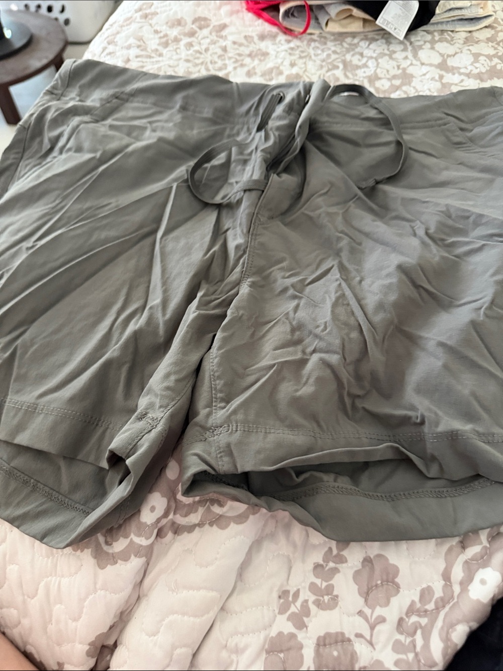 Columbia Women's Olive Green Athletic Drawstring Shorts